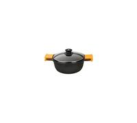 Casserole avec Couvercle BRA Efficient (20 cm) Noir Noir G