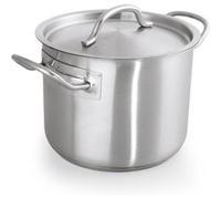 Casserole avec couvercle en Acier au nickel chrome 11 L H 190 mm Ø 280 mm Was Germany 3 G
