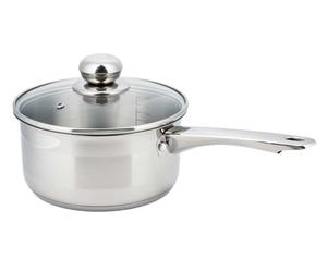 Casserole avec couvercle en acier inoxydable 0,5 l