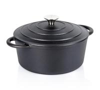 Casserole avec couvercle en fonte CAST LINE 22 cm, 2,6 l | Marmite à viande, marmite à soupe, marmite à rôtir