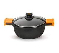 Casserole avec couvercle en verre bra a270328 5,7 l (ø 28 cm) aluminio G