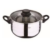 Casserole avec couvercle en verre BRA A273907 Noir Métal Aluminium Aluminium Noir G
