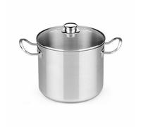 Casserole avec couvercle en verre BRA D219485 6,5 L Acier inoxydable Acier Mé