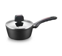 ROYALTY LINE, Casserole en aluminium forgé avec revêtement en marbre, Compatible Gaz, Électrique, Céramique, Halogène, Induction, idéale pour la cuisson, 16 cm, couleur marbre