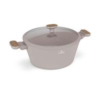 Casserole avec surface en titane et couvercle 28 cm Taupe Nordic Collection - BERLINGERHAUS