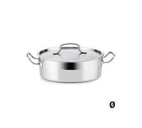 Casserole Quid Azzero Acier inoxydable - 24 x 6 cm Blanc