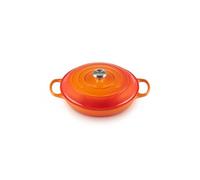 Casserole basse en fonte 30 cm Orange