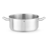 Hendi Marmite basse inox 7,3 L ø280×H120 mm sans couvercle – compatible toutes sources de chaleur