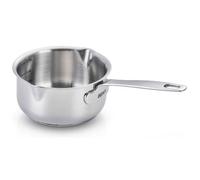 BEKA Casserole Maestro 14 cm – Inox, 2 becs verseurs, 1 L – Argent