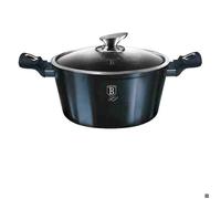 Casserole - BERLINGERHAUS - BH-1879 - 24 cm - Marbre - Couvercle en verre