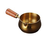 Casserole Compacte Pratique - Pot En Petit Format, Chauffe Lait Antiadhésif, Manche Isolé | Ustensile De Cuisine Pour Ketchup Soupe Café Beurre Sauce Fondue Fromage Induction Gaz Chauffant