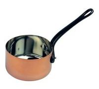 Casserole cuivre BAUMALU 12 cm Cuivre massif Intérieur étamé Manche en fonte Cuivre G
