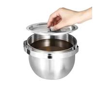 Casserole de camping, batterie de cuisine portable avec poignée de couvercle, compacte, idéale pour la cuisine et le stockage de l'huile pendant les voyages, les pique-niques, la pêche, la chasse, le