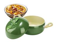 Casserole de cuisson, casserole avec couvercle | Casserole à induction en forme de fruit - Poêle à induction antiadhésive, outil de cuisinière multi-usages pour pâtes, soupe