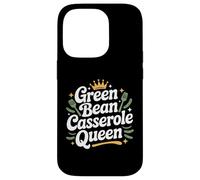 Casserole de Haricots Verts Queen Funny Kitchen Queen Thanksgiving Coque pour iPhone 14 Pro