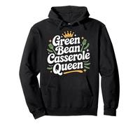 Casserole de Haricots Verts Queen Funny Kitchen Queen Thanksgiving Sweat à Capuche