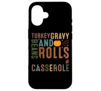 Casserole de Sauce et de Petits Pains à la Dinde Coque pour iPhone 16