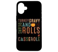 Casserole de Sauce et de Petits Pains à la Dinde Coque pour iPhone 16 Plus