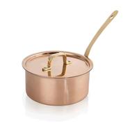 Casserole de service avec couvercle en Acier Chrome 1,7 L H 80 mm Ø 160 mm