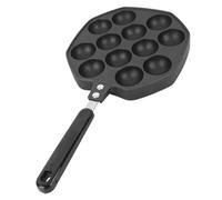 Casserole De Takoyaki, Alliage D'aluminium 12 Cavités Antiadhésives Takoyaki Grill Pan Octopus Ball Maker Alliage Takoyaki Griddle Pour Poffertjes Pancake Balls, Thai Kanom Krok
