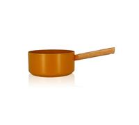 Casserole Ector induction aluminium revêtu manche en bois 20 cm jaune Ogo