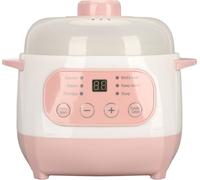 Casserole électrique, 1 l, 200 W, anti-feu à sec, cuiseur électrique intelligent en céramique pour bouillie, soupe de riz
