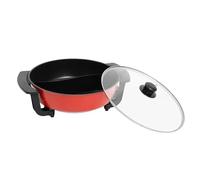 Casserole Electrique,Poele Electrique,Casserole Electrique Portable,Poele Electrique Multifonction,Il Convient pour les RéUnions le Famille,les Restaurants,les Pique-Niques en Plein Air