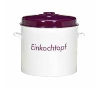 Casserole Émaillée 28L Wecktopf Cuisinier Cuisinier À Vin Chaud Mise En Conserve