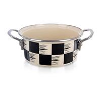 Casserole émaillée en forme d'échiquier 18 cm 1,5 l