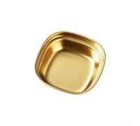 Casserole en acier inoxydable 201 avec plusieurs compartiments pour griller et tremper, et fonctionnel pour différents types de sauces (doré A)