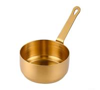 Casserole en acier inoxydable 304 avec long manche, antiadhésive, pour chauffer le lait, le porridge pour bébé, le café, le beurre et la sauce à steak, passe sur la cuisinière, argent (9)