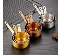 Casserole en acier inoxydable 304 pour lait et porridge, taille compacte avec trou de suspension pour un rangement facile (9)