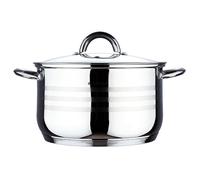 Casserole en acier inoxydable BLAUMANN de 18 cm avec couvercle - Gamme Gourmet, modèle BL-1019
