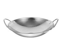Casserole en Acier Inoxydable Noir, Légère, Poignées Doubles