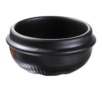 Casserole en Céramique Noire 1100ml Cuisine, Chauffe Uniformément