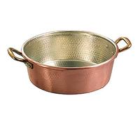 Casserole en Cuivre Étamé - VIGOR - 32 cm - Excellente Qualité - Tous Feux sauf Induction