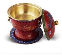 Casserole en cuivre, style chinois traditionnel mongol, matériau en cuivre pur durable pour une expérience de cuisine authentique, idéale pour les réunions de famille et les célébrations