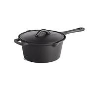 Napoleon Marmite à sauce en fonte 56051 Ø 18 cm avec couvercle et côtés verseurs