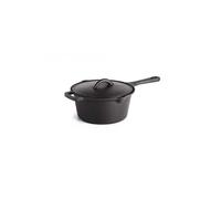 Napoleon Marmite à sauce en fonte 56051 Ø 18 cm avec couvercle et côtés verseurs