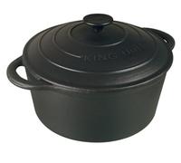 Casserole en fonte avec couvercle de 2,4 l