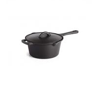 Napoleon Marmite à sauce en fonte 56051 Ø 18 cm avec couvercle et côtés verseurs