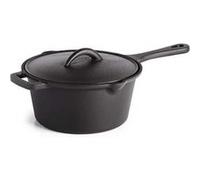 Napoleon Marmite à sauce en fonte 56051 Ø 18 cm avec couvercle et côtés verseurs
