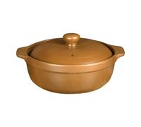 Casserole for la cuisson, ustensiles de cuisine en céramique, marmite pierre, à soupe non émaillée Pour Braiser Ragoûts(28cm)