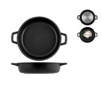 Casserole Fusion Antiadhésive Extra Chef 2 Poignées Diamètre 16 Cm Marque H&H