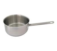 Casserole gastro en acier inoxydable - Diamètre : 18 cm - 1,5 l - Passe au four à induction