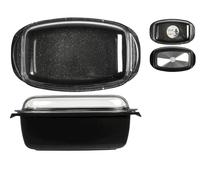 Casserole H&H Antiadhésive Avec Couvercle En Verre 40x21 Cm