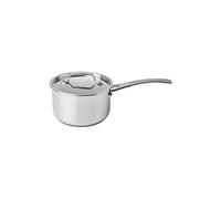 Casserole haute 20 cm et couvercle Supreme Prof - Silampos - Gris - Inox Gris G