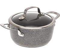 Ballarini - Faitout Salina Aluminium Anti Adhã©Rent Ã20 Cm + Couvercle - Gris Gris