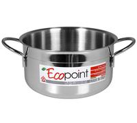 Casserole HOME En Acier Inoxydable Ecopoint 2 Poignées Cm 30