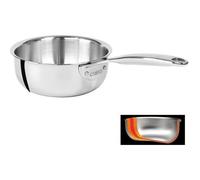 CASSEROLE INDUCTION 20 CM CASTEL PRO 5 PLY POIGNEE FIXE - CRISTEL